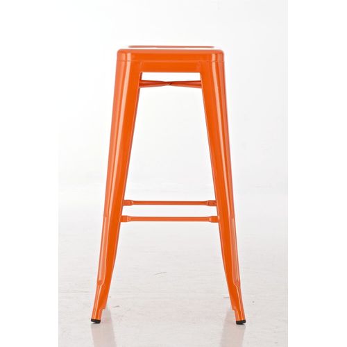 Lot De 2 Tabourets De Bar Joshua Orange