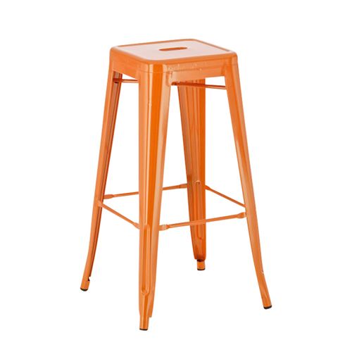 Lot De 2 Tabourets De Bar Joshua Orange