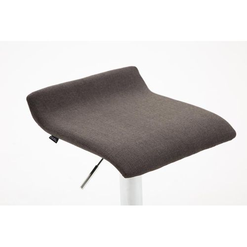 Lot De 2 Tabourets De Bar Dyn V2 En Tissu Gris Foncé
