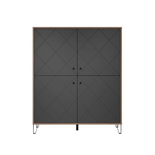 Buffet Haut 4 Portes - H136 Cm