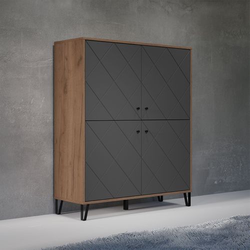 Buffet Haut 4 Portes - H136 Cm