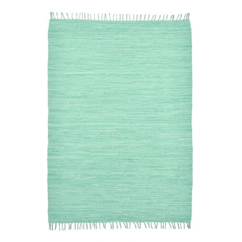 Tapis Réversible En Coton Happy Cotton 70x140 Cm - Menthe