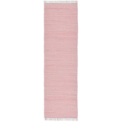 Tapis Réversible En Coton Happy Cotton 70x250 Cm - Rose