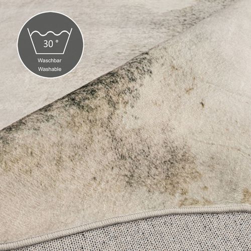 Tapis En Fourrure Synthétique Emilia 150x190 Cm - Blanc