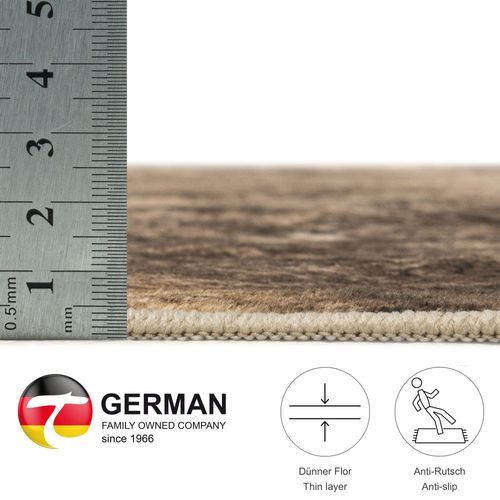 Tapis En Fourrure Synthétique Emilia 130x170 Cm - Marron