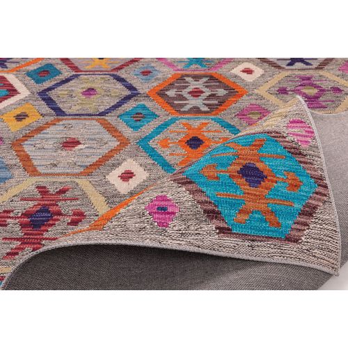 Tapis Imprimé - Cecilia 160x230 Cm - Gris