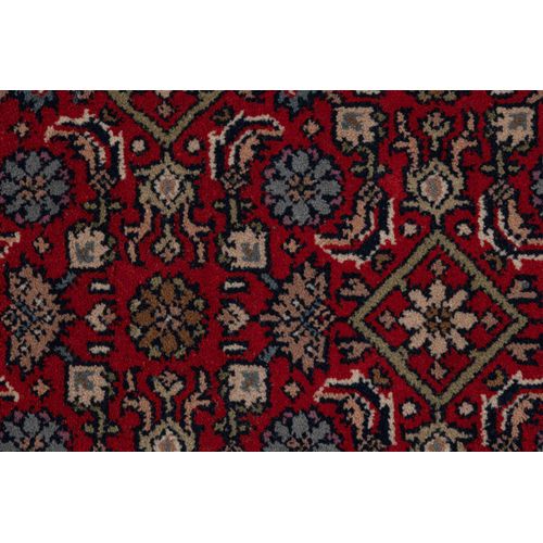 Tapis D'orient Noué à La Main Benares 90x160 Cm - Rouge