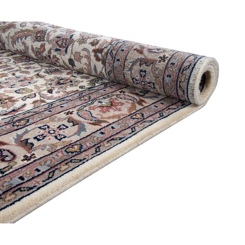 Tapis D'orient Noué à La Main Benares 250x350 Cm - Crème