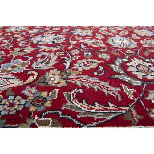 Tapis D'orient Noué à La Main Benares 40x60 Cm - Rouge