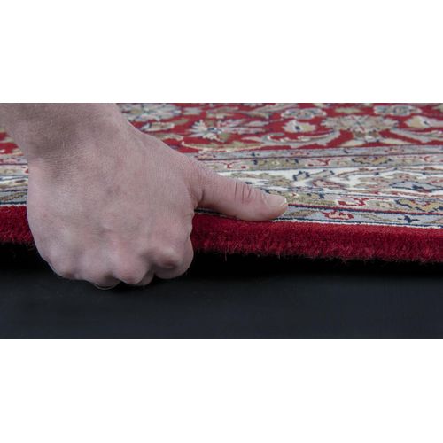 Tapis D'orient Noué à La Main Benares 40x60 Cm - Rouge
