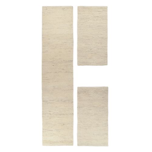 Tapis Berbère Original En Laine Hadj 70x620 Cm - Beige