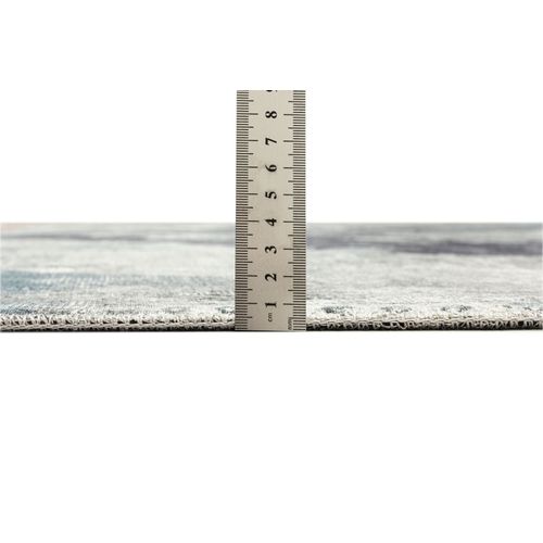 Tapis Imprimé - Cecilia 70x140 Cm - Bleu