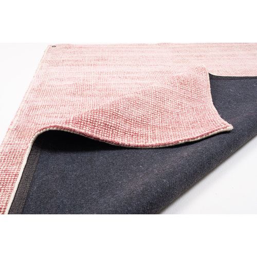 Tapis Uni Groove 65x135 Cm - Rose