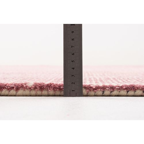 Tapis Uni Groove 140x200 Cm - Rose