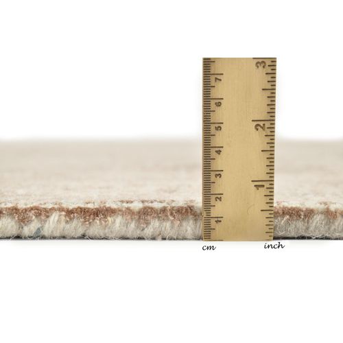 Tapis Uni Groove 140x200 Cm - Marron