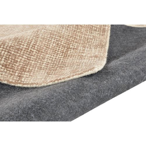 Tapis Uni Groove 140x200 Cm - Marron