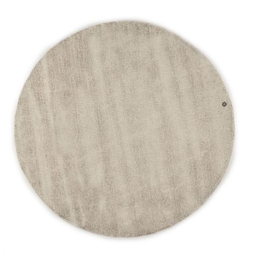 Tapis Uni Groove 140x140 Cm - Beige