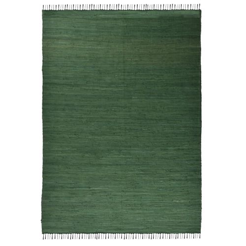 Tapis Réversible En Coton Happy Cotton 90x160 Cm - Vert Foncé