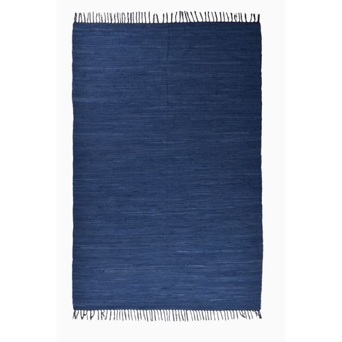 Tapis Réversible En Coton Happy Cotton 120x180 Cm - Bleu