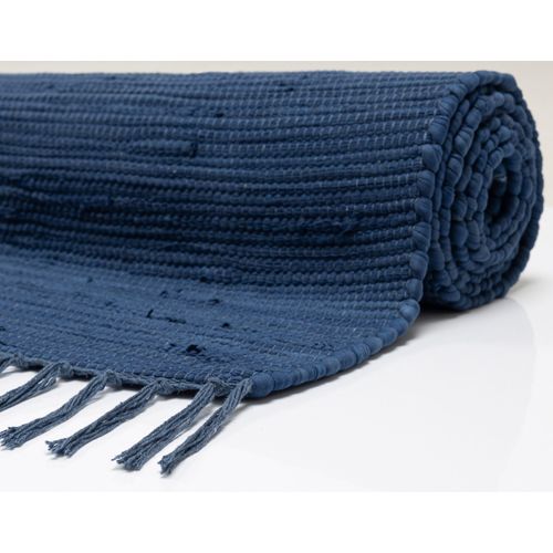 Tapis Réversible En Coton Happy Cotton 160x230 Cm - Bleu