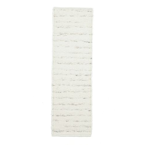 Tapis En Laine Réversible Alm-glück 70x240 Cm - Beige