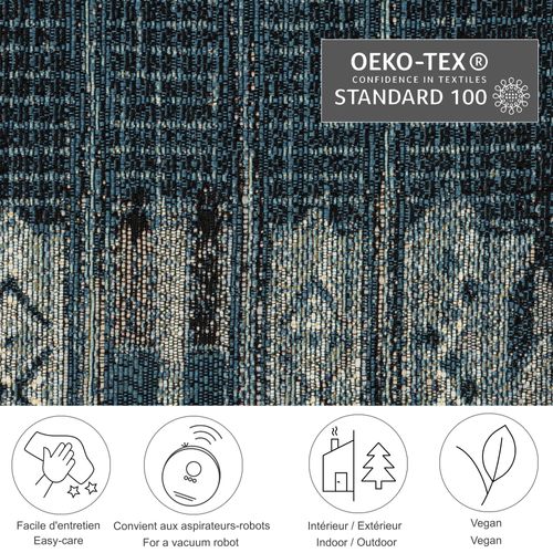 Tapis Pour Intérieur Et Extérieur Aurora 300x400 Cm - Bleu