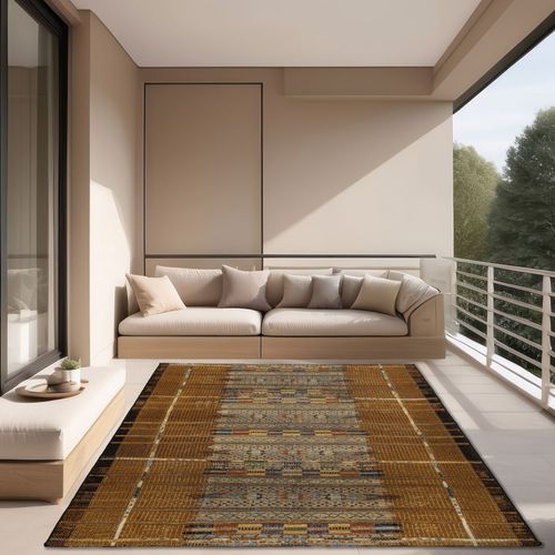 Tapis Pour Intérieur Et Extérieur Aurora 60x100 Cm - Doré