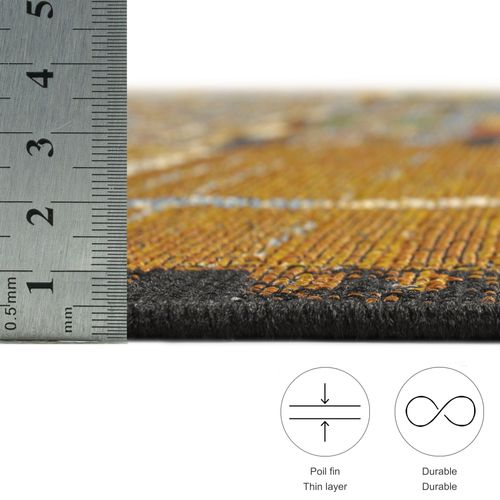 Tapis Pour Intérieur Et Extérieur Aurora 240x340 Cm - Doré