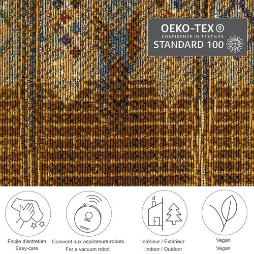 Tapis Pour Intérieur Et Extérieur Aurora 300x400 Cm - Doré