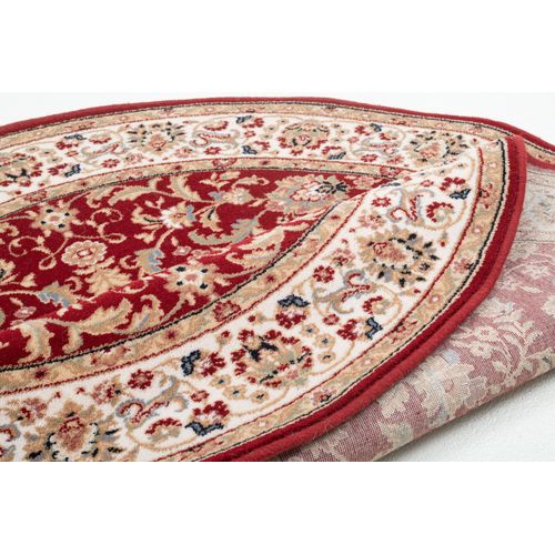 Tapis D'orient Floral Dolna Diam 133 Cm - Rouge