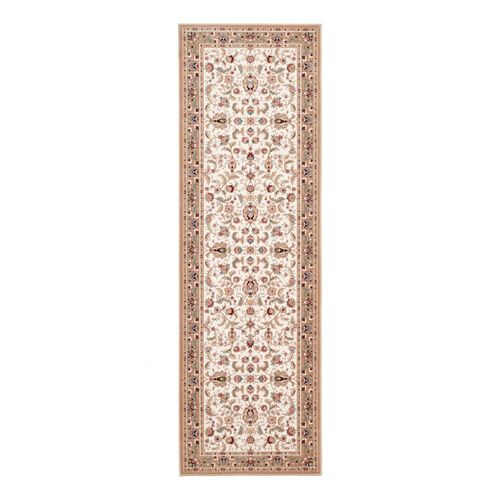 Tapis D'orient Floral Dolna 80x250 Cm - Beige