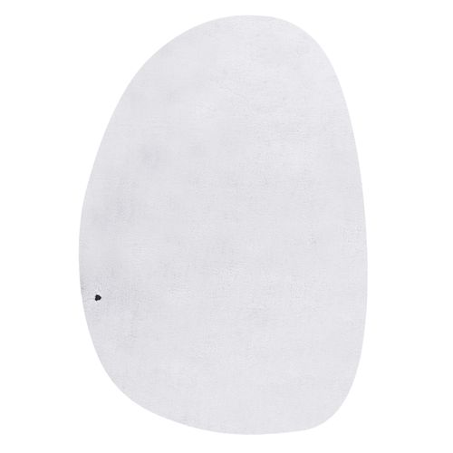 Tapis Shaggy Uni Cozy 80x120 Cm - Blanc