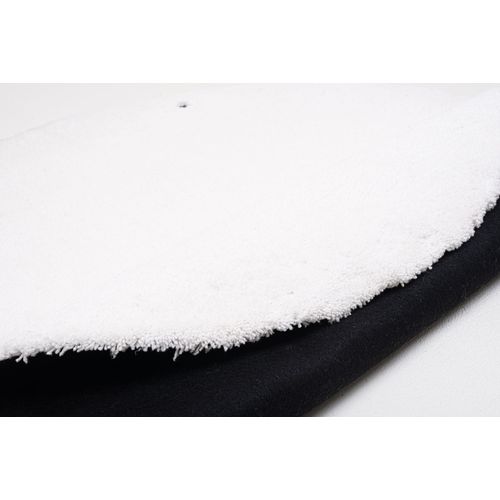 Tapis Shaggy Uni Cozy Diam 140 Cm - Blanc