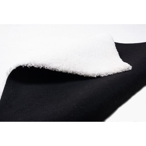 Tapis Shaggy Uni Cozy 140x200 Cm - Blanc