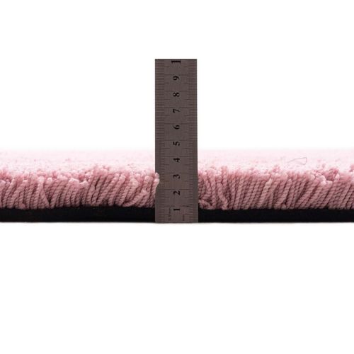 Tapis Shaggy Uni Cozy 140x200 Cm - Rose