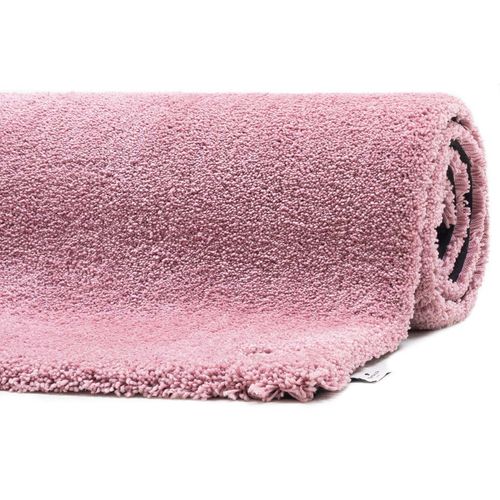 Tapis Shaggy Uni Cozy 190x290 Cm - Rose
