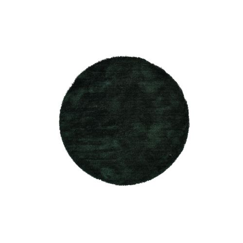 Tapis Shaggy Uni Cozy Diam 190 Cm - Vert