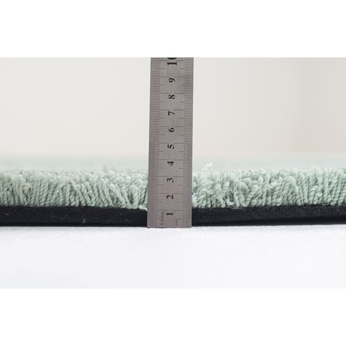 Tapis Shaggy Uni Cozy Diam 140 Cm - Menthe