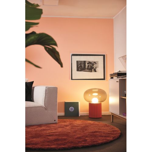 Tapis Shaggy Uni Cozy Diam 190 Cm - Cuivre