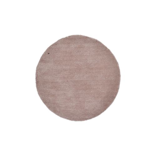 Tapis Shaggy Uni Cozy Diam 190 Cm - Beige