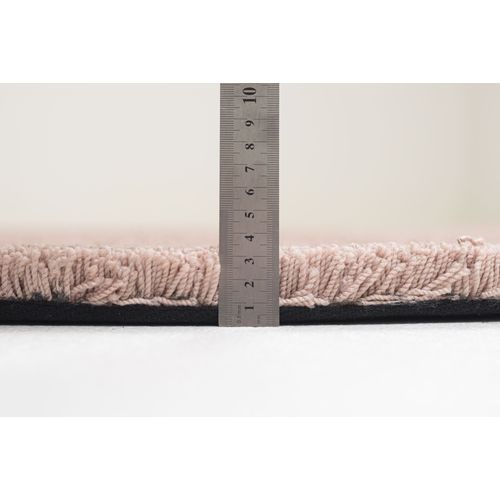 Tapis Shaggy Uni Cozy Diam 190 Cm - Beige