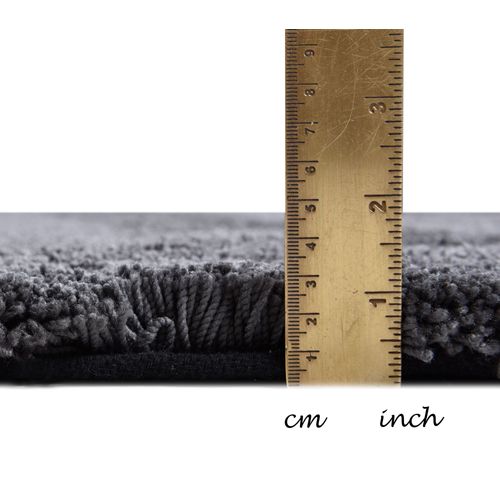 Tapis Shaggy Uni Cozy 190x290 Cm - Anthracite