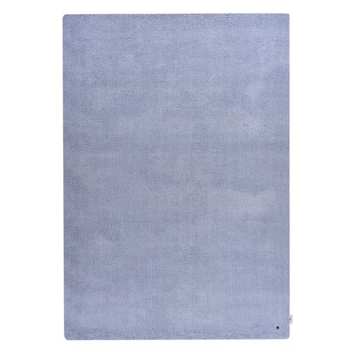 Tapis Shaggy Uni Cozy 65x135 Cm - Bleu Clair