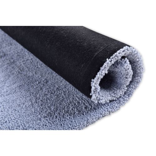Tapis Shaggy Uni Cozy 85x155 Cm - Bleu Clair