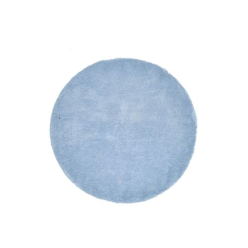 Tapis Shaggy Uni Cozy Diam 140 Cm - Bleu Clair