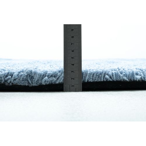 Tapis Shaggy Uni Cozy Diam 140 Cm - Bleu Clair