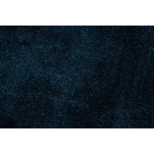 Tapis Shaggy Uni Cozy 65x135 Cm - Bleu Pétrole