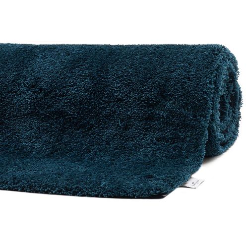 Tapis Shaggy Uni Cozy 160x230 Cm - Bleu Pétrole