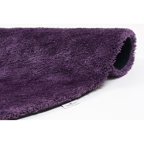 Tapis Shaggy Uni Cozy Diam 190 Cm - Violet