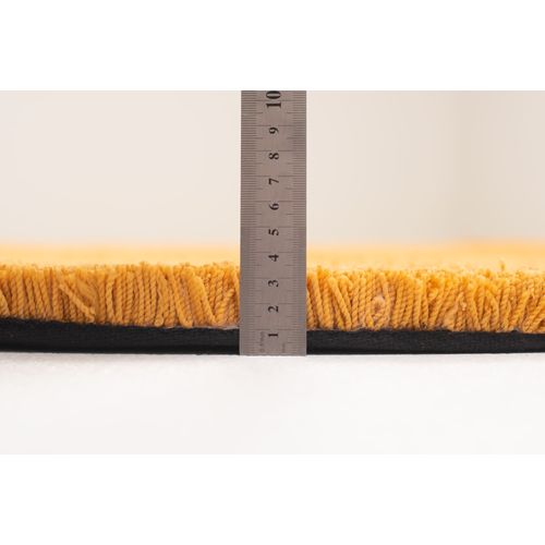 Tapis Shaggy Uni Cozy Diam 140 Cm - Doré